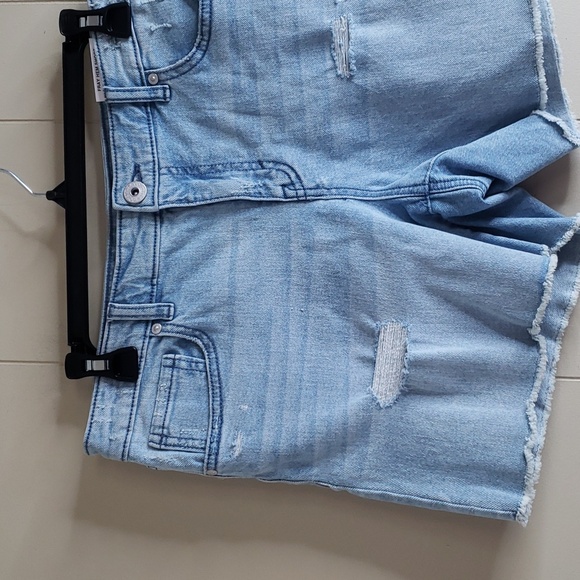 Style & Co Frayed Hem Shorts Mid Rise Slimming Pocket 8 - Picture 2 of 5